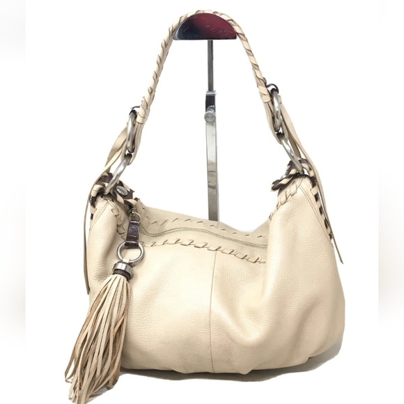 B. Makowsky Tassel Handbag Shoulder Hobo - Picture 8 of 8